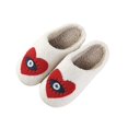 thumbnail image 5 of Willtoo Slippers For Women Indoor Fuzzy Closed Toe Fluffy Plush Warm Indoor House Slides Non Slip Soft Sole Casual Home Walking Shoes, 5 of 5