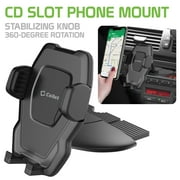 Cellet Car Phone Mount, CD Slot Car Phone Holder Universal Car Cradle Mount with Three-Side Grips and One-Touch Design for Motorola Z3 Play, Moto G6, X4, Z2 Force, Z2 Play, Z Droid and More