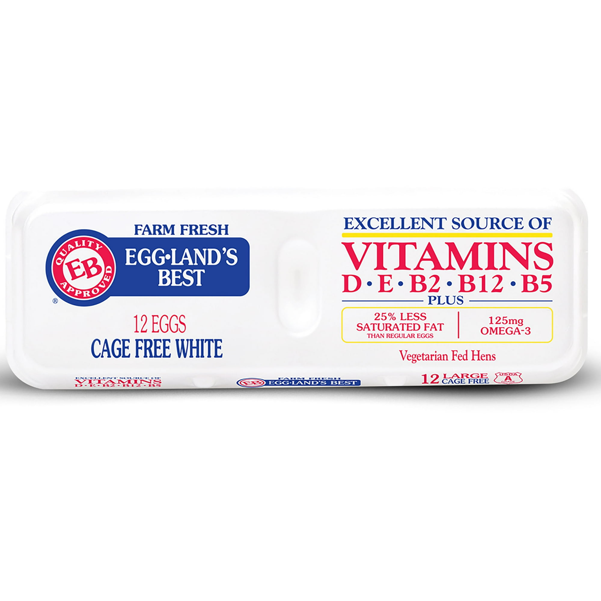 Eggland's Best Cage Free Large White Eggs, 12 Count