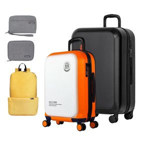 WEPLUS Luggage Sets 5 Piece(20",26" ),Hardside Carry-On Luggage, Hardshell Suitcase With Wheels, With Scratch-Resistant Surface, Four Multi-directional Wheels