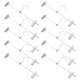 thumbnail image 5 of Perchas para Pantalones, Falda con Clips Que Ahorran Espacio, Ajustables Ropa, Paquete de 10, 5 of 5