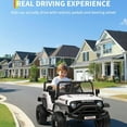 thumbnail image 4 of Garvee 12V Kids Ride on Car with Remote Controller, for Children 3-6 Years, White, 4 of 8