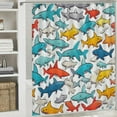 thumbnail image 6 of JRXY Shower Curtain Multiple Sizes Lightweight and Durable 60x84, 6 of 7