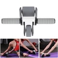 thumbnail image 4 of LYUMO 2 Roues Ab Rouleau Roulant, 2 Roues Ab Rouleau Rouleau Abdominal Exercice Musculaire Gym Équipement D\'entraînement Physique à Domicile avec Genouillère, Ab Roue Roulante, 4 of 10