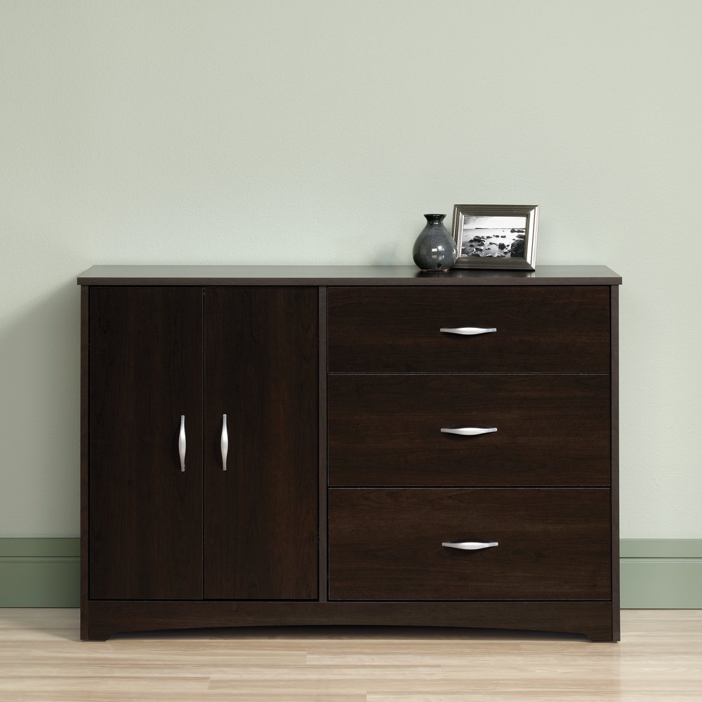 Sauder Beginnings Dresser, Cinnamon Cherry Finish