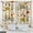 Colorful, variant on Retro Lemon Kitchen Curtains - Rustic Country Short Cafe Curtains Black White Buffalo Plaid Fruits Leaves Tier Curtains Decor for Living Room Rod Pocket Window Drapes 2 Panels 28"x36"
