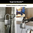 thumbnail image 3 of Master Lock Heavy Duty Outdoor Padlock Magnum - Weather-Resistant Key Lock - 2 Pack, Keyed-Alike, 3 of 6