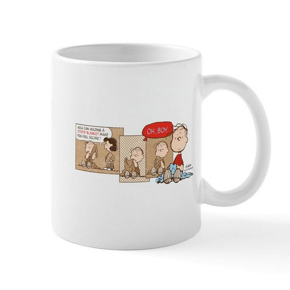 CafePress - Linus Mug - 11 oz Ceramic Mug - Novelty Coffee Tea Cup