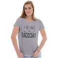 thumbnail image 4 of TacoCat Spelled Backwards is Taco Cat Womens Slim Fit Graphic Tee Brisco Brands S, 4 of 5