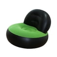 thumbnail image 4 of Sofá inflable de aire, tumbona, sillón inflable multifuncional con respaldo para jardín, hogar, Camping, juegos, verano Negro Verde, 4 of 9