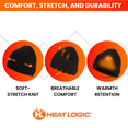 thumbnail image 5 of Heat Logic Fleece Lined Cuff Beanie - Stylish Cold Weather Hat for Men, Warm and Comfortable (Grey), 5 of 6