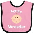 thumbnail image 3 of Inktastic Wrestling Future Wrestler Boys or Girls Baby Bib, 3 of 4