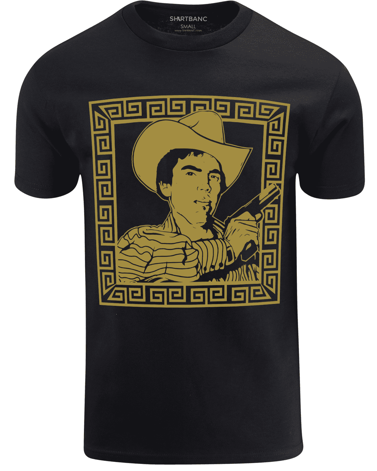ShirtBANC Chalino Sanchez Gold Mens Shirt Mexican Singer Tee (Chalino ...