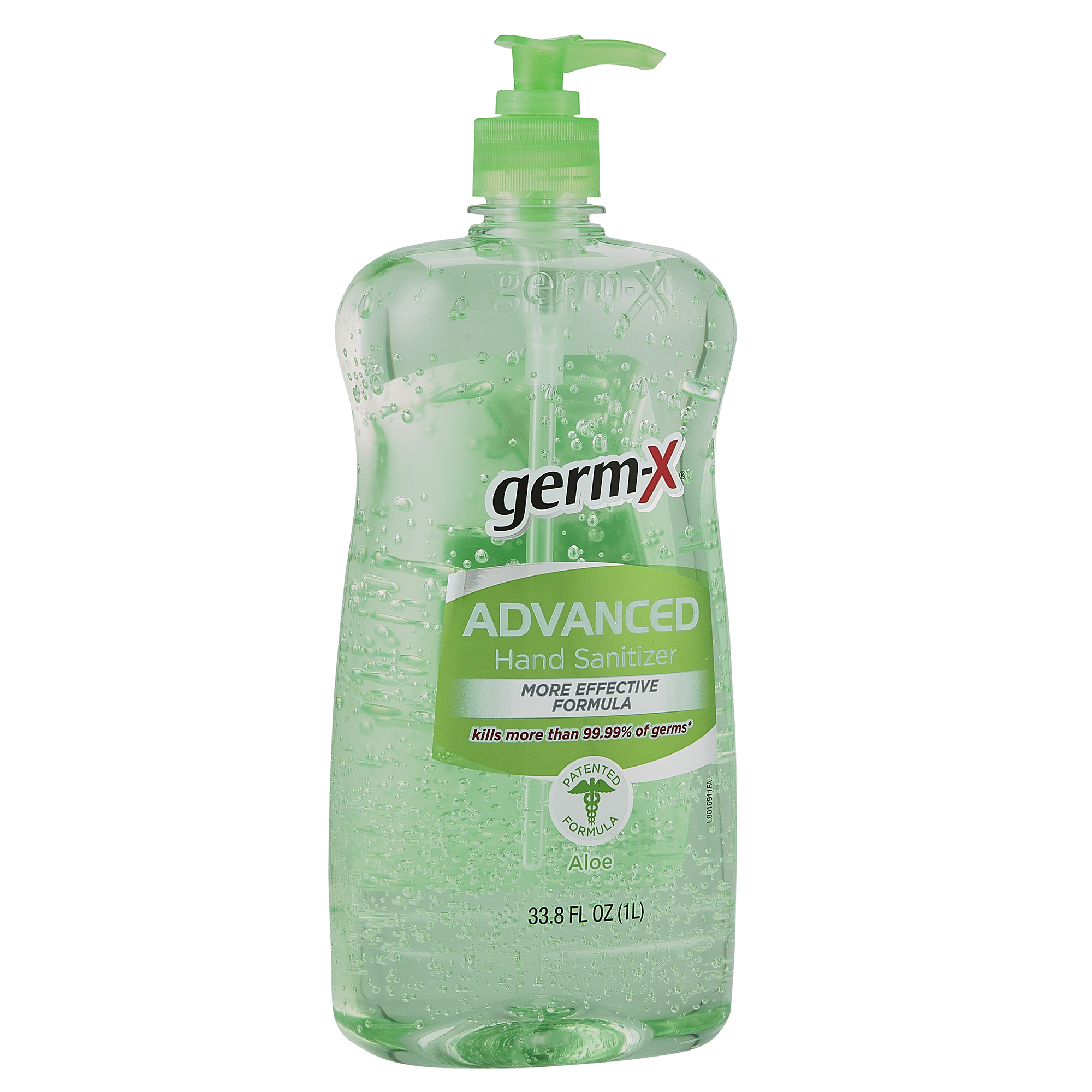 Germ-X Advanced Hand Sanitizer, Aloe, 1 L