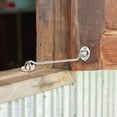 thumbnail image 6 of Uxcell 6 Inch Hook Eye Latch, Stainless Steel Privacy Hook and Eye Latch Gate Latch Lock, Black, 6 of 6