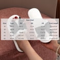 thumbnail image 3 of JUSLIO Womens House Slippers Slip On Fuzzy Plush Flat Sole Non Slip Indoor House Slippers Open Toe Slides Slippers Red, 3 of 8