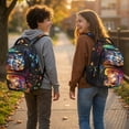 thumbnail image 2 of KUIFORTI Baseball Print School Bag for Kids Versatile Backpack with Multiple Organizer Pockets Waterproof Outdoor Teen Boys Bookbag for Elementary Middle School, 2 of 7