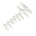 thumbnail image 2 of Plastic Servo Arms 25T White, 3mm Hole Single / Double Arm for Futaba, 1 Set, 2 of 5