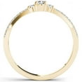 thumbnail image 3 of 1/4 Carat T.W. Diamond Split Shank Three-Stone 10kt Yellow Gold Engagement Ring, 3 of 5