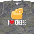 thumbnail image 4 of Inktastic I Love Cheese Funny Cheese Lover Boys or Girls Baby Bodysuit, 4 of 5