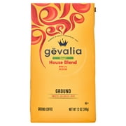 Gevalia Decaf House Blend Ground Coffee, Decaffeinated, 12 oz. Bag