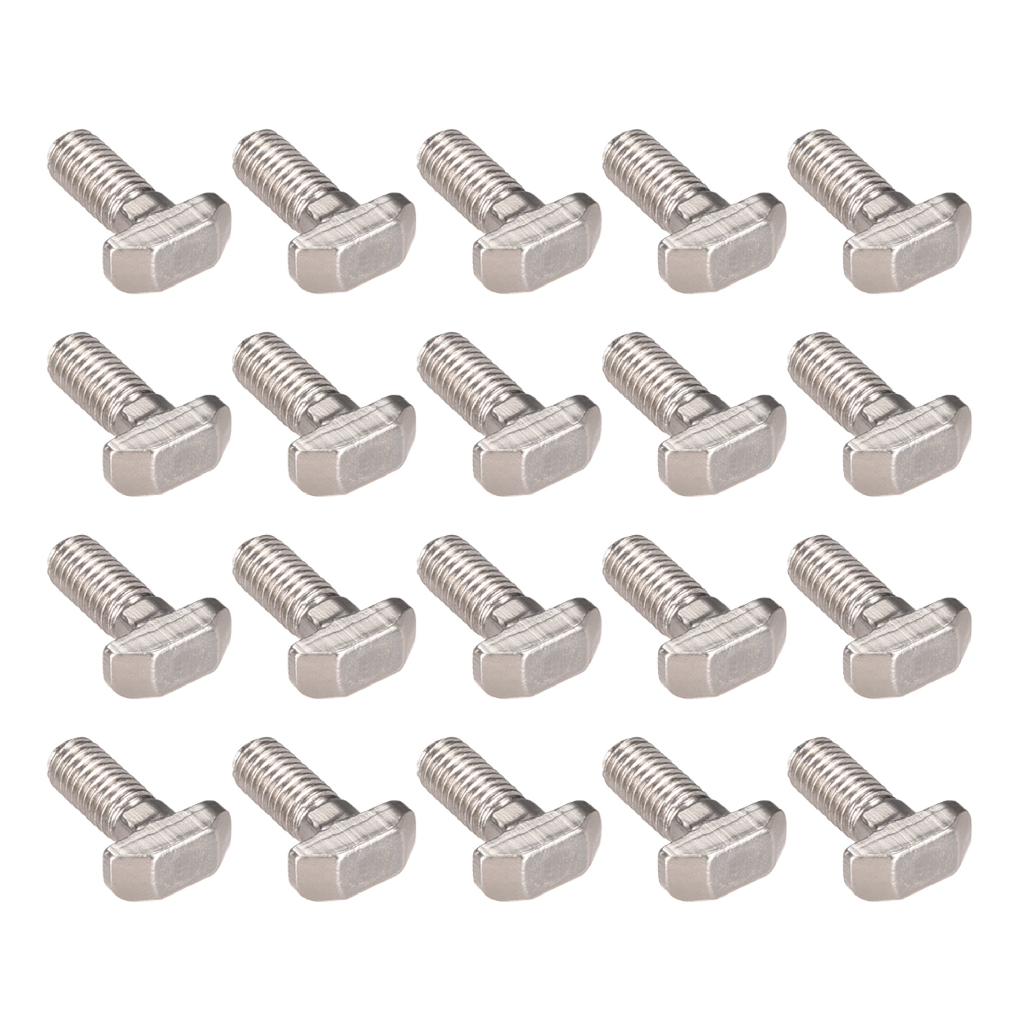 M8 Thread 20mm TSlot DropIn Stud Sliding Screw Bolt 20pcs Walmart
