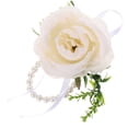thumbnail image 3 of Miangastore Corsage Poignet Imitation Perles Blanches 1ensemble 4.9X3.1X2.6In, 3 of 8