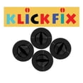 thumbnail image 3 of Stride KlickFix Pen Holder, Adhesive for Wall Desk Clip Board or Flat Surface, 4 Each, Black (04114), 3 of 7