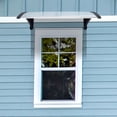 thumbnail image 6 of ARGUST 40x32 in Eaves Canopy for Door Window Awning Exterior, Polycarbonate Door Canopy Awning with Black Bracket, Outdoor Cover for Rain Snow Sun Porch Patio Entryway, 6 of 9
