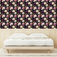thumbnail image 3 of Ambesonne Roses Peel & Stick Wallpaper for Home, Colorful Romantic Blossoms, 13"x36", Fawn and Multicolor, 3 of 5