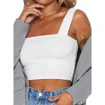 thumbnail image 4 of Txlixc - Camisola sexy de verano para mujer, color sólido, sin mangas, con cuello cuadrado Txlixc Moda, 4 of 9