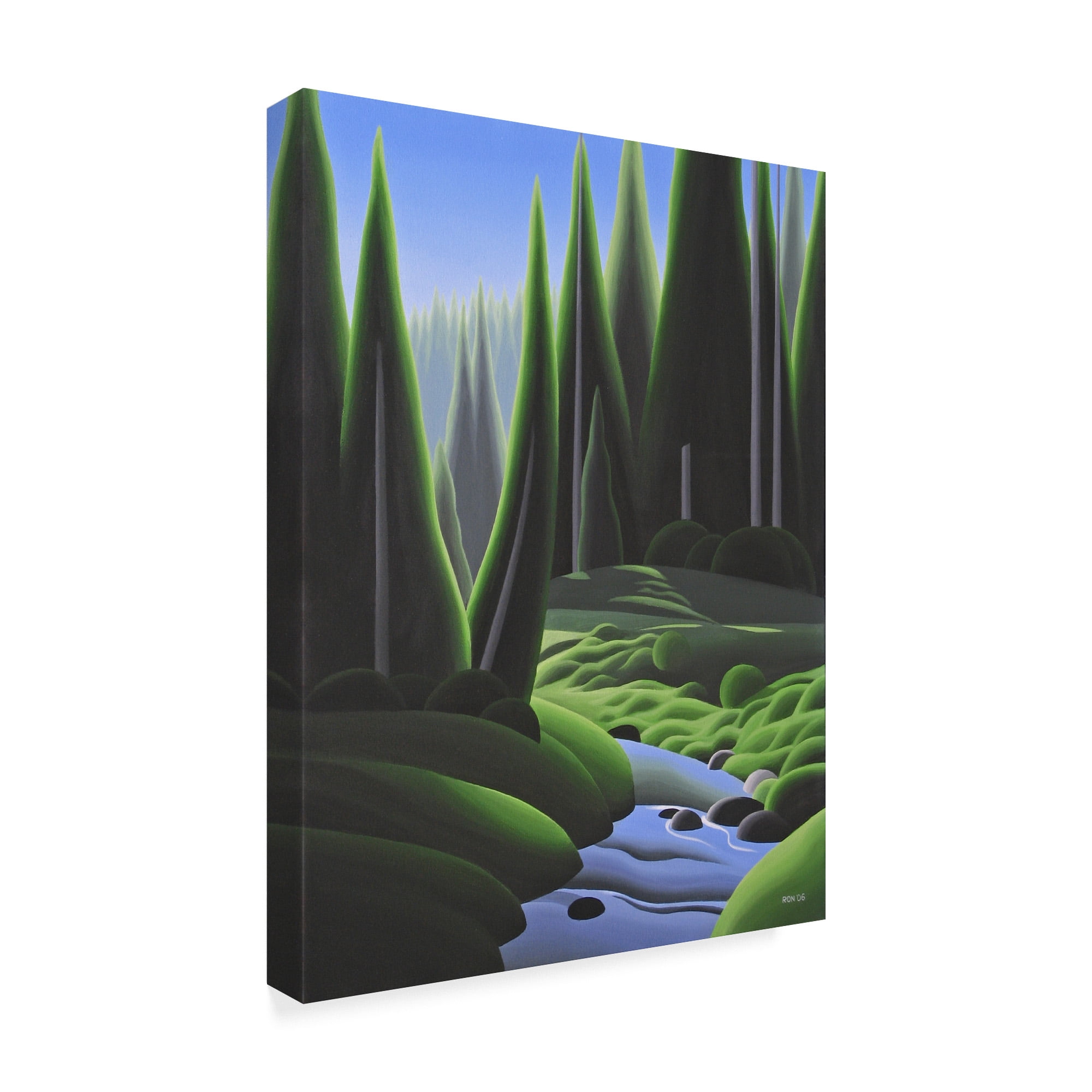 Trademark Fine Art 'Alpine Summer' Canvas Art by Ron Parker