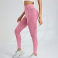 thumbnail image 4 of GEWSEY Women Scrunch Butt Lifting Seamless Leggings Booty High Waisted Workout Yoga Pants (Pink, XL), 4 of 6