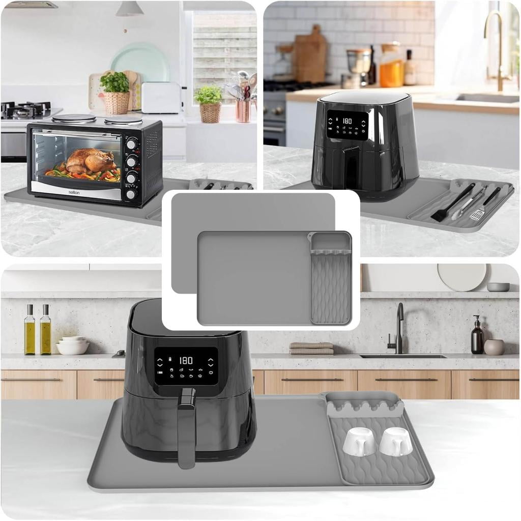 Giaone Heat Resistant Silicone Mat For Air Fryers Oven Use Kitchen Accessories Pad