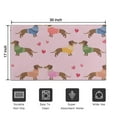 thumbnail image 5 of Colorful Funny Dachshund Door Rugs,Washable Non Slip Door Mats Indoor,Decorative Door Mats,Entry Mat Indoor for Entrance,Bedroom,Kitchen,Bathroom,17"x30", 5 of 6