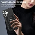 thumbnail image 6 of Phone Case for iPhone 16 Plus Case, iPhone 16 Plus Phone Case Built in 360 Rotating Ring Stand, Luxury Heavy Duty Armor Hard PC Soft TPU Slim Phone Case for iPhone 16 Plus - Black, 6 of 10