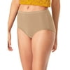 Hanes Women's Cotton Brief Underwear, Moisture-Wicking, 6-Pack Assorted 2 7