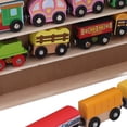thumbnail image 4 of YAHHU Premium Solid Wood Train Set with Storage Box, 12-Piece Brightly Colored Educational Railway Toys for Toddlers and Children (13.39 inches / 34 cm), 4 of 6