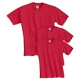 thumbnail image 1 of T-Shirts Blancs pour Hommes à Manches Courtes avec Poche, Lot de 3, 1 of 1