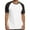 Blk/Wht, variant on DailyWear Men's Casual Short-Sleeve Plain Baseball Cotton T Shirts, Solid Print, Large