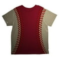 thumbnail image 2 of Baseball League Red and Sand All Over Toddler T Shirt Multi 4T, 2 of 2