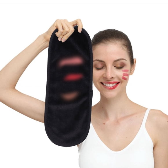 WIFKLSIIPG Makeup Beauty Makeup Remover Towel Clean Water Makeup Remover Reusable Clean Face Lazy Makeup Remover Towel 40*17cm(Black)