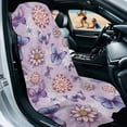 thumbnail image 2 of Xixirimido Sweat Towel Car Seat Cover for Gym Workout Athletic Running Towel for Outdoor Sports Universal Auto Front Seat Protector for Trucks, SUV, Boho Mandala Butterfly Purple, 2 of 8