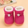 thumbnail image 6 of lnmuld Boots for Boy Girls Fashion Knitted Winter Boots for Toddlers and Little Girls Soft Warm -Walking Footwear Size:12-18 Months, 6 of 8