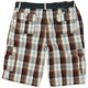 thumbnail image 2 of Pantalones cortos de Carga Ecko Unltd a cuadros con cinturón plano rojo 34, 2 of 2