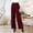 Wine, variant on BUIGTTKLOP Plus Size Dress Pants for Women High Waisted Business Casual Pants Wide Leg Pleated Office Work Trousers