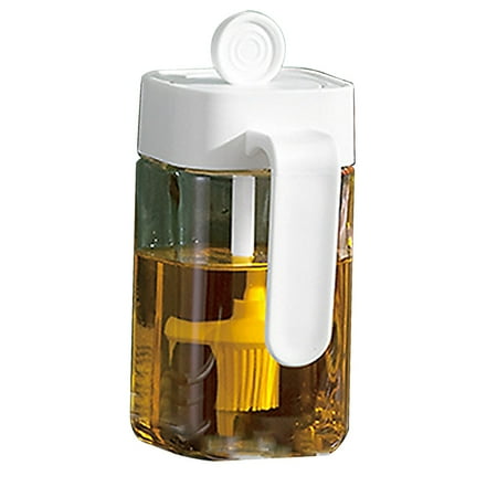 

UDIYO Spice Jar 250ML Seasoning Bottle Clear Multi-Purpose ABS Spice Jar with Spoon Brush for Kitchen
