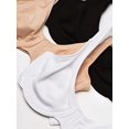 thumbnail image 4 of Fruit of the Loom Women's Cotton Stretch Extreme Comfort Bra, Black Hue/Sand/White, 36D, 4 of 7