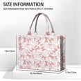 thumbnail image 3 of Large Capacity Tote Bag,Pink Baseballs with Bows Pattern Handbag Fashion Luxury Tote Bag,15.7"x13"x 5.1" Inches,Laptop Compatible, 3 of 6