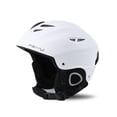 thumbnail image 1 of Men Women Ski Helmet Ultralight Skiing Helmet CE Certification ABS+EPS Kids Skateboard Snow Ice Sports Helmet 52-59cm 7 ColorsBlack stripeL He Qiyong unisex, 1 of 1